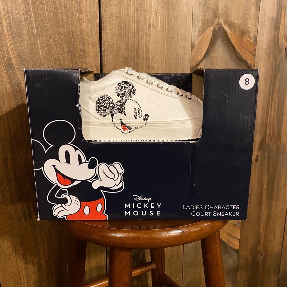 Aldi Women’s Mickey Mouse Ladies Character Court Sneakers